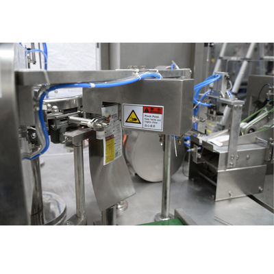 Vertikal stehen Sie oben Taschen-rotierende Tiefkühlkost-Verpackungsmaschine