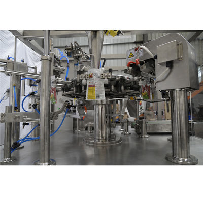 Vertikal stehen Sie oben Taschen-rotierende Tiefkühlkost-Verpackungsmaschine