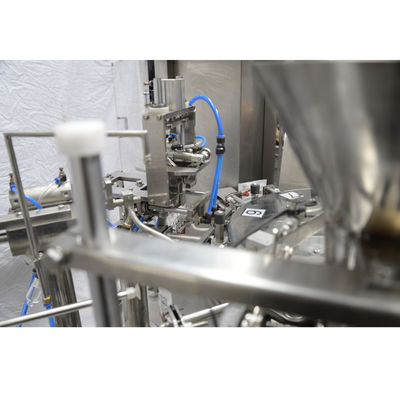 Vertikal stehen Sie oben Taschen-rotierende Tiefkühlkost-Verpackungsmaschine