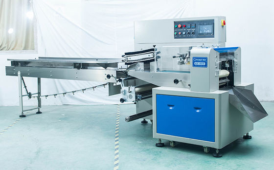 Kleine Eiscreme-/Meeresfrüchte-horizontale Fluss-Satz-Maschine